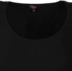 Zwart basis shirt met lange mouw
