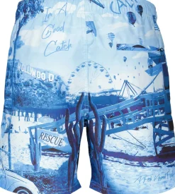 Zwembroek Photo Blauw