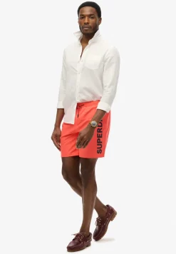 Zwemshort Sport Graphic 17 Oranje